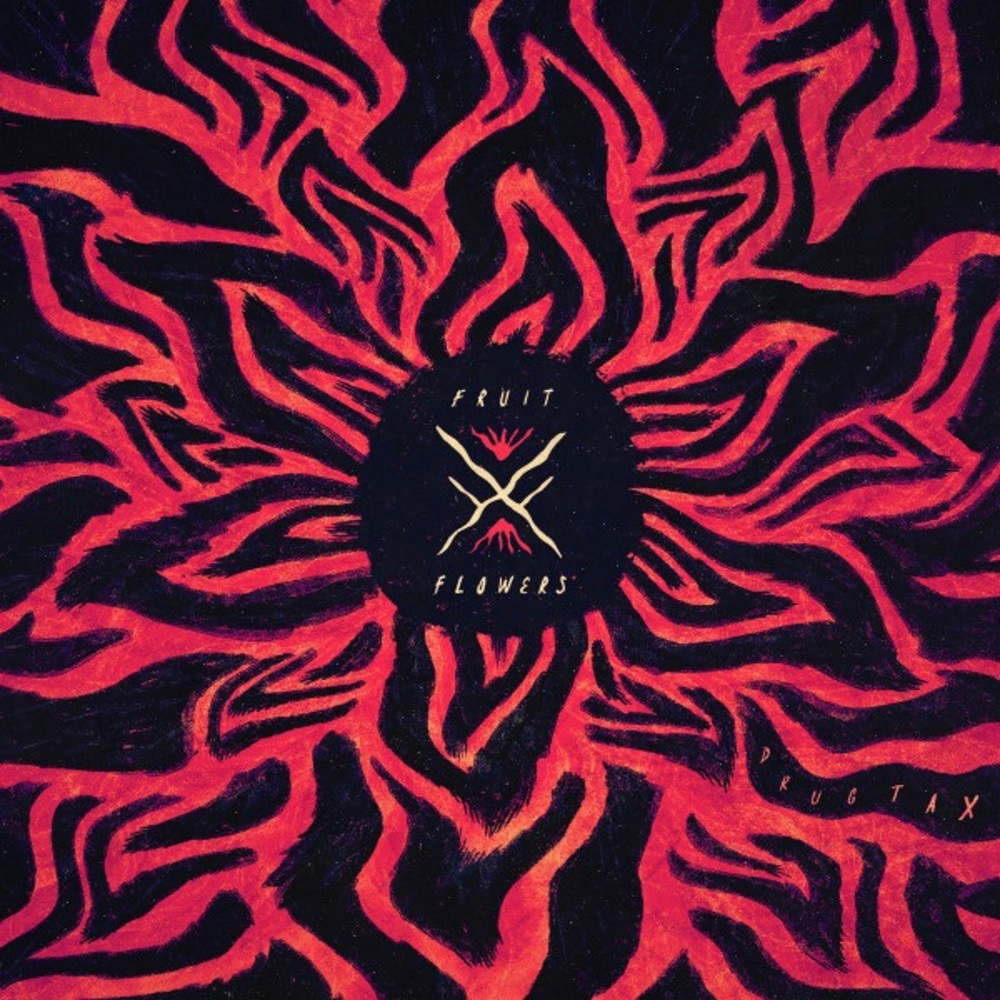Fruit & Flowers Drug Tax Red Vinyl